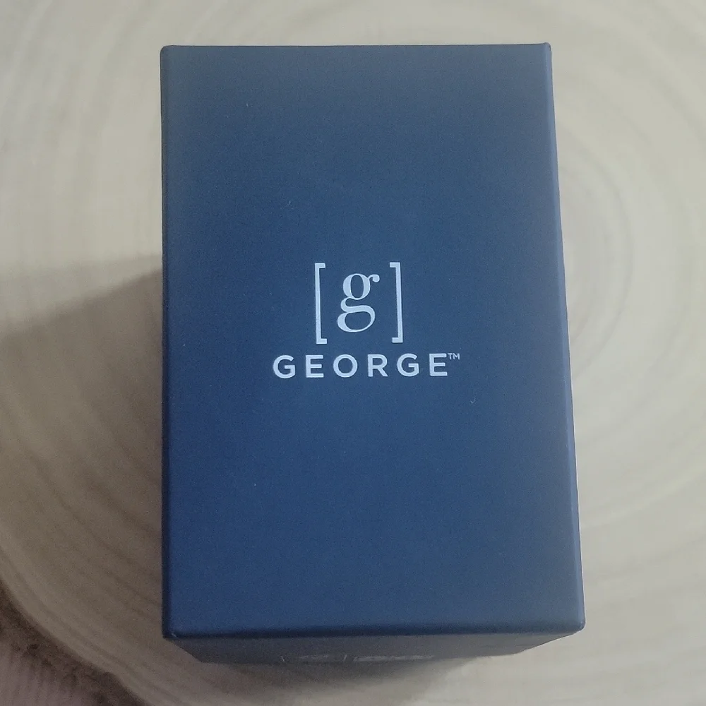 George Quartz Watch with Brown Strap